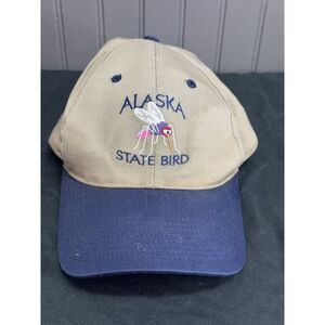 Vintage Alaska Tourist‎ STATE BIRD MOSQUITOES Snapback Trucker Cap Hat